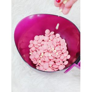 Callets de fresa con manteca de cacao