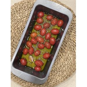 Tomates cherry preparados para hornear