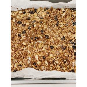 Granola tostadita recién sacada del horno