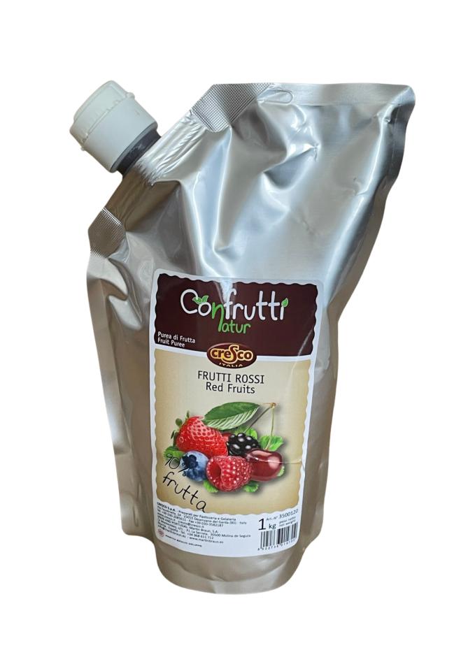 PURÉ DE FRUTOS ROJOS 90  1KG - CRESCO