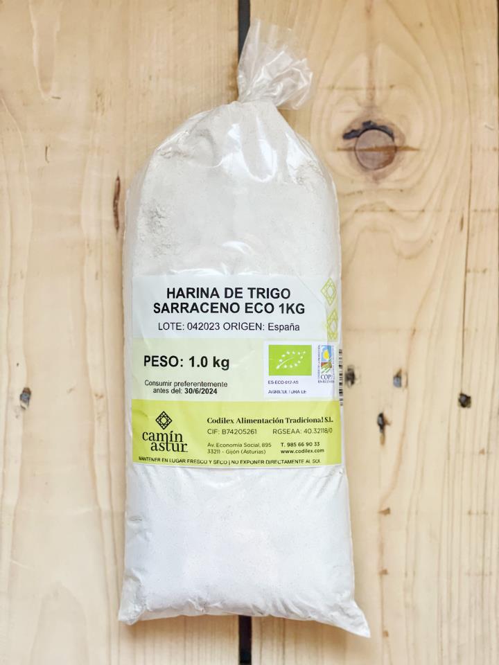 HARINA DE TRIGO SARRACENO ECO 1KG - CAMIN ASTUR