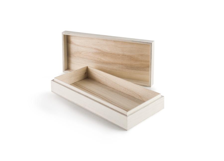 SET 2 CAJAS PARA TURRON CASERO MADERA - IBILI